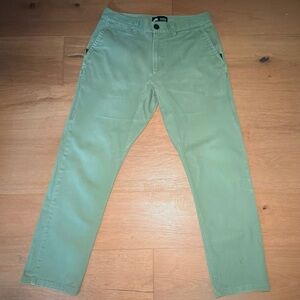Nike SB FTM Chino Skate Pants Sage Green Stretch Straight Medium